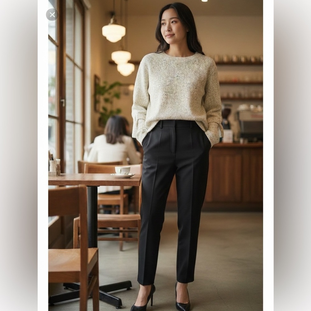 Penelope Speckled Crewneck Sweater